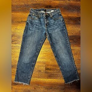 Gap vintage high rise jeans size 2 dark blue wash